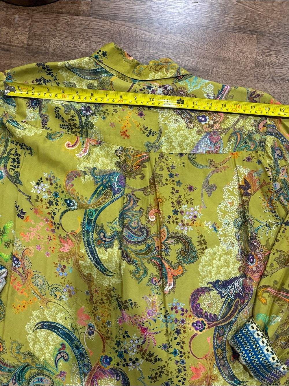 Johnny Was Workshop Button up blouse Top. Medium. Colorful - Picture 9 of 10